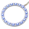 $$ 123-3D LED ring | Blå