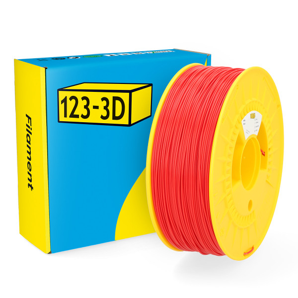 123-3D ABS Filament | Röd | 1,75mm | 1kg  DHM00147 - 1