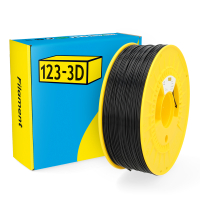 123-3D ABS Filament | Svart | 1,75mm | 1kg  DHM00139