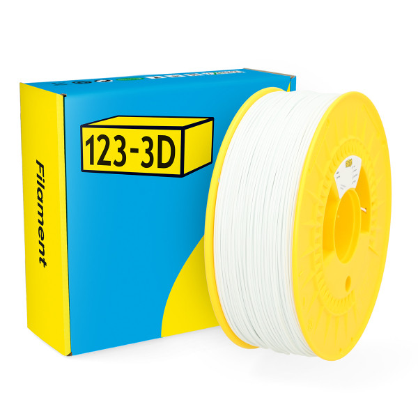 123-3D ABS Filament | Vit | 1,75mm | 1kg  DHM00140 - 1