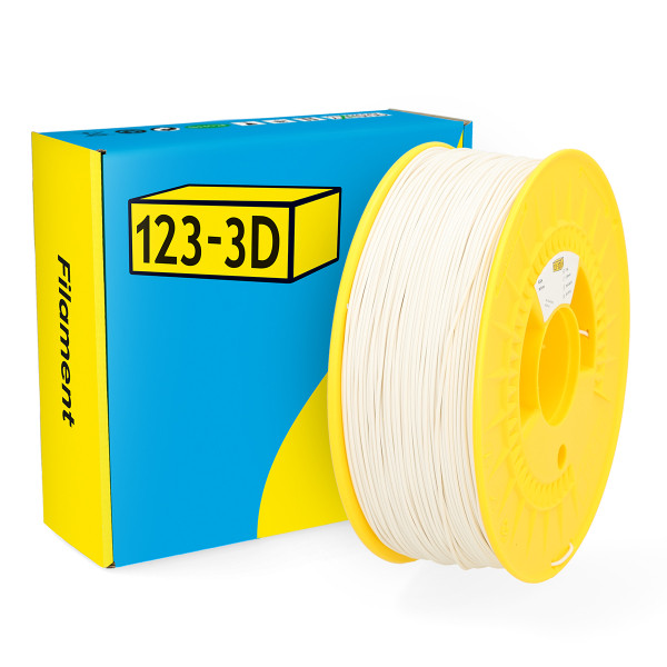 123-3D ASA Filament | Vit | 1,75mm | 1kg  DHM00153 - 1