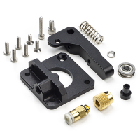 123-3D Aluminium MK8 Bowden Extruder Upgrade kit | Svart | Vänster  DEX00012