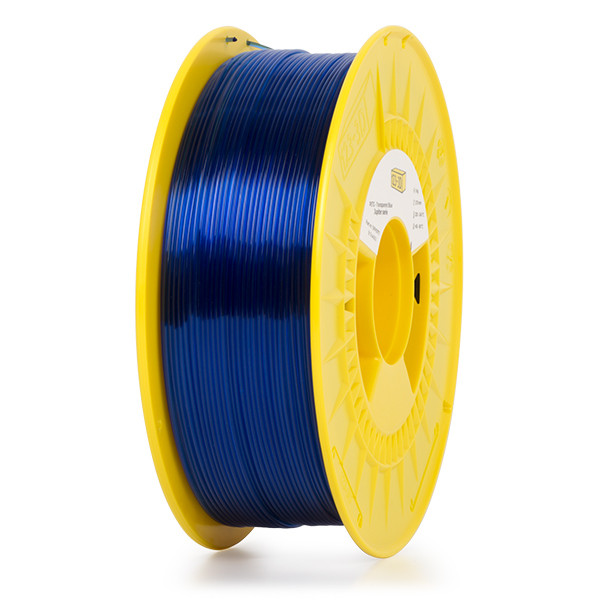 123-3D PETG filament | Transparent Blå | 1,75mm | 1kg  DFP01177 - 2