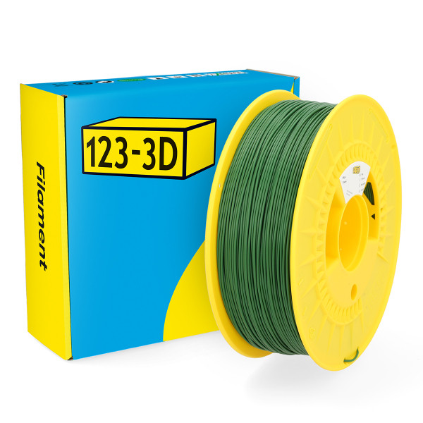 123-3D PLA Filament | Grön | 1,75mm | 1kg  DHM00010 - 1