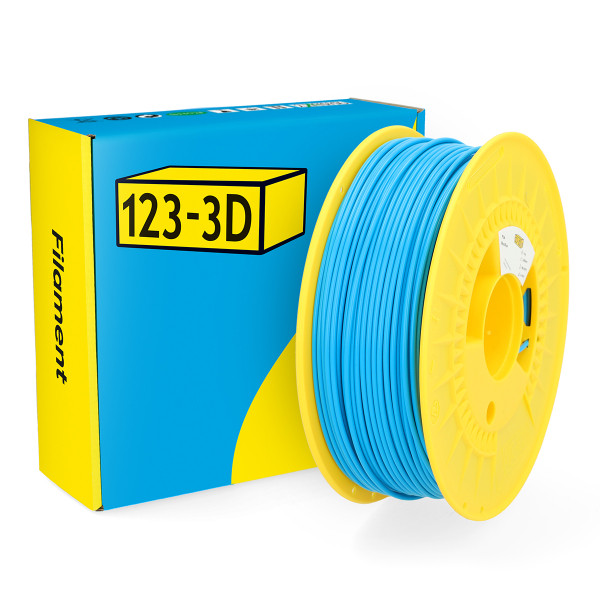 123-3D PLA Filament | Himmelsblå | 2,85mm | 1kg  DHM00035 - 1