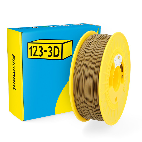 123-3D PLA Filament | Khakigrå | 1,75mm | 1kg  DHM00014 - 1