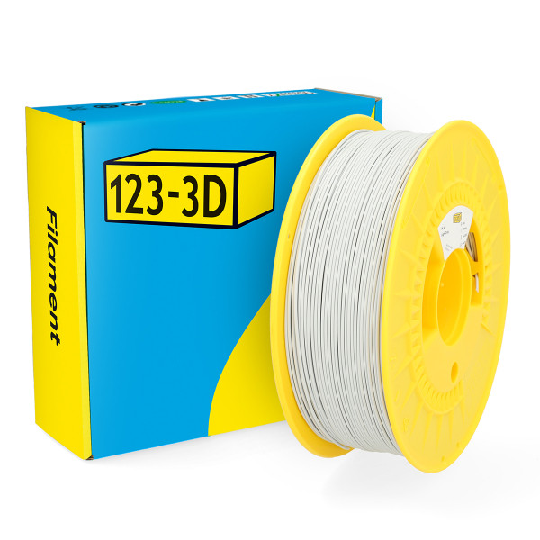 123-3D PLA Filament | Ljusgrå | 1,75mm | 1kg  DHM00017 - 1