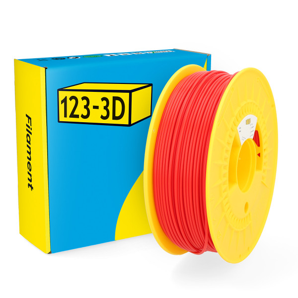 123-3D PLA Filament | Röd | 2,85mm | 1kg  DHM00028 - 1