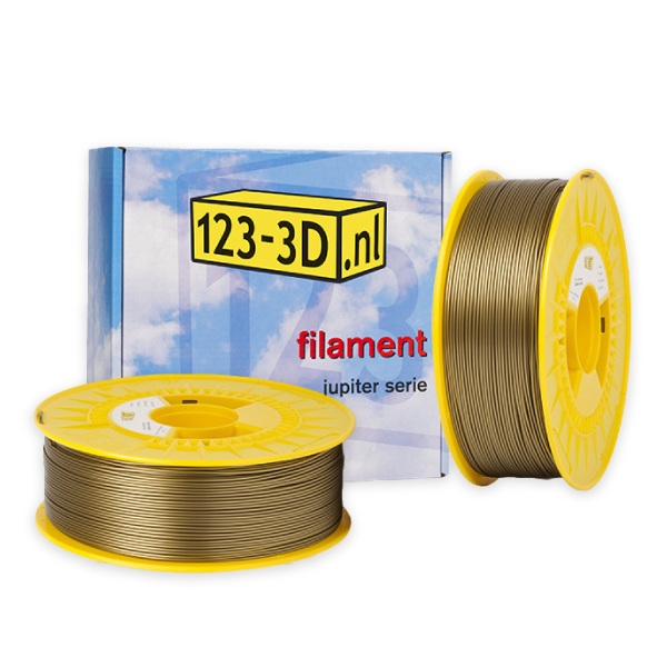 123-3D PLA Filament 2-pack | Brons | 1,75mm | 1,1kg/st  DFE20298 - 1