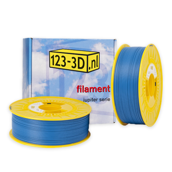 123-3D PLA Filament 2-pack | Himmelsblå | 1,75mm | 1,1kg/st  DFE20297 - 1