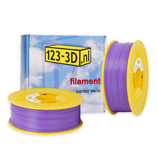 123-3D PLA Filament 2-pack | Lila | 1,75mm | 1,1kg/st  DFE20299 - 1