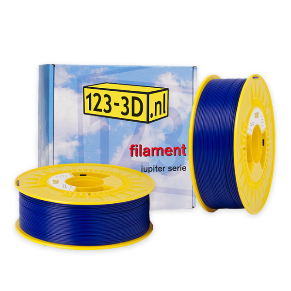 123-3D PLA Filament 2-pack | Mörkblå | 1,75mm | 1,1kg/st  DFE20289 - 1