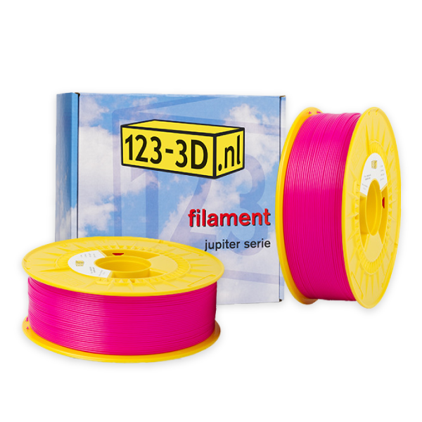 123-3D PLA Filament 2-pack | Magenta | 1,75mm | 1,1kg/st  DFE20303 - 1