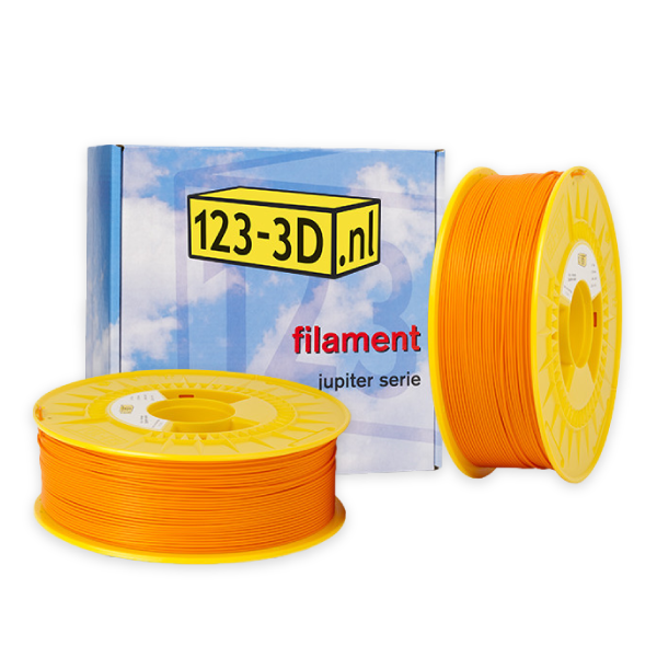 123-3D PLA Filament 2-pack | Orange | 1,75mm | 1,1kg/st  DFE20292 - 1