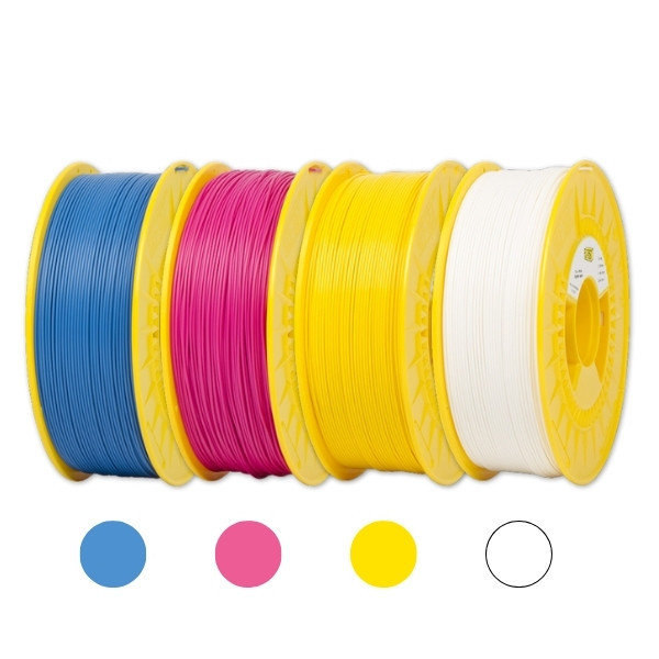 123-3D PLA Filament starterpack | CMYK Lithophane | 1,75mm | 1,1kg/st  DFE00067 - 1