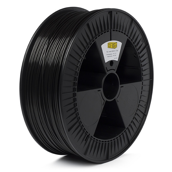 123-3D PLA filament | Svart | 2,85mm | 2,3kg  DFP11058 - 1