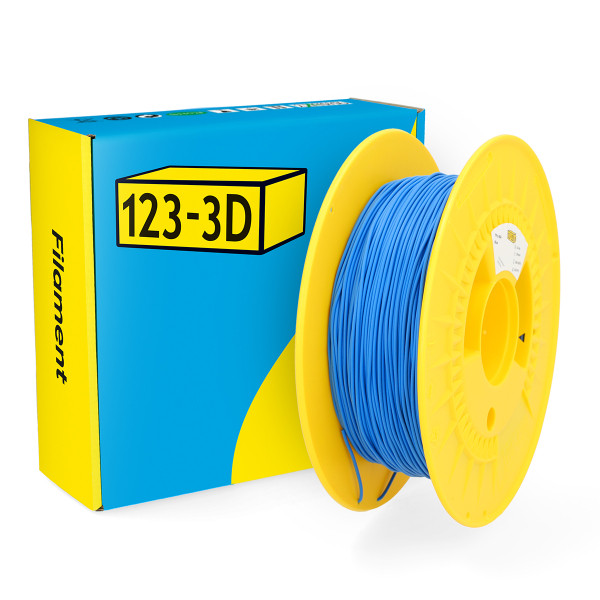 123-3D TPU 85A Filament | Blå | 1,75mm | 0,5kg  DHM00177 - 1