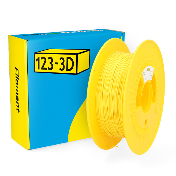 123-3D TPU 85A Filament | Gul | 1,75mm | 0,5kg  DHM00174 - 1