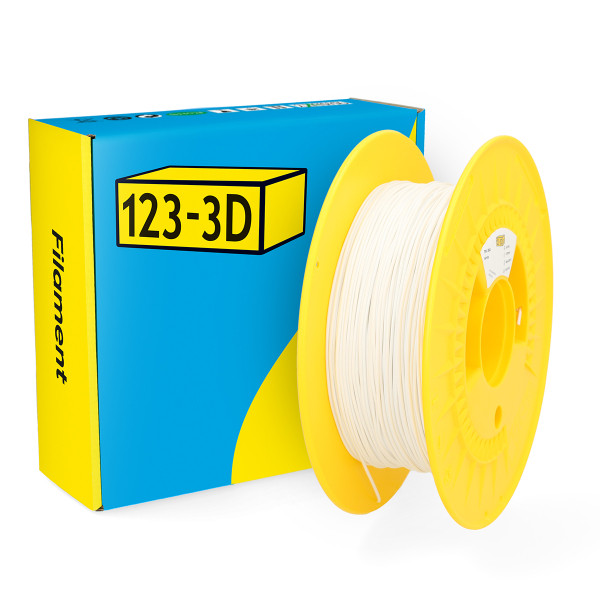 123-3D TPU 85A Filament | Vit | 1,75mm | 0,5kg  DHM00178 - 1