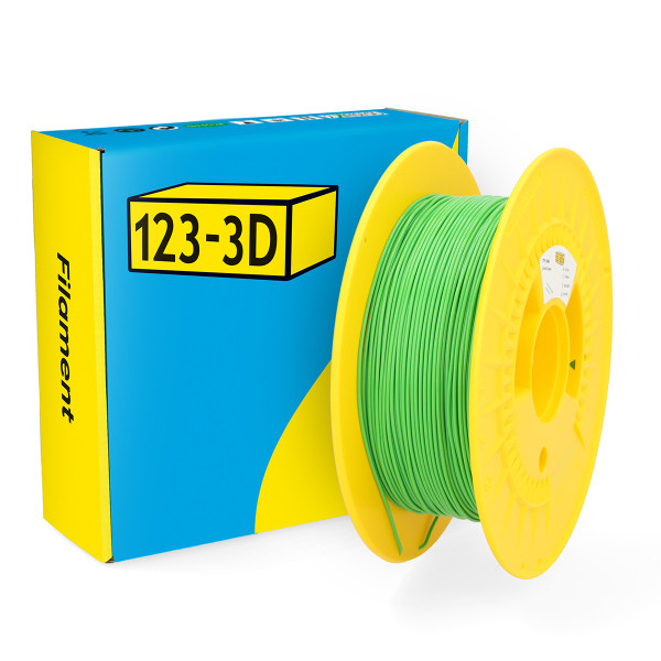 123-3D TPU 98A Filament | Limegrön | 1,75mm | 0,5kg  DHM00168 - 1