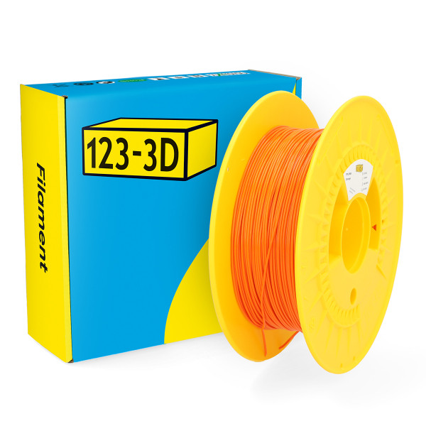 123-3D TPU 98A Filament | Orange | 1,75mm | 0,5kg  DHM00164 - 1