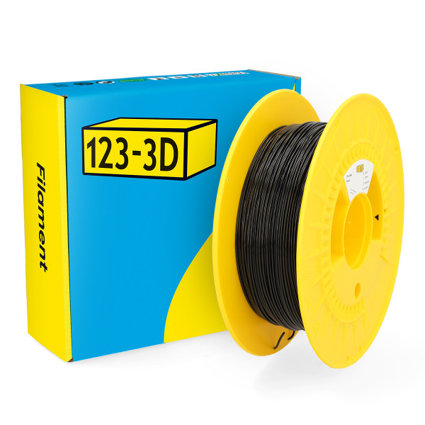 123-3D TPU 98A Filament | Svart | 1,75mm | 0,5kg  DHM00167 - 1