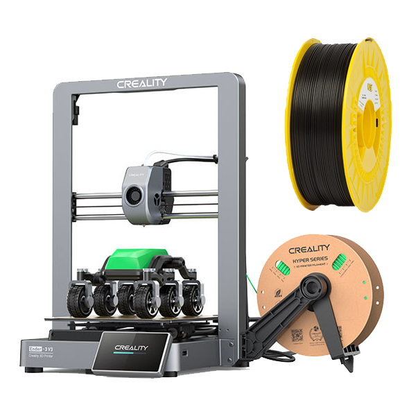 Creality3D Creality 3D Ender 3 V3 3D-skrivare + 1.1kg PLA svart  DKI00267 - 1