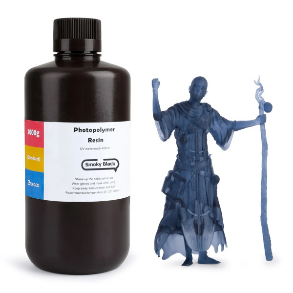 Elegoo ABS-liknande resin | Smoky black | 1kg 14.0007.134 DLQ05017 - 1