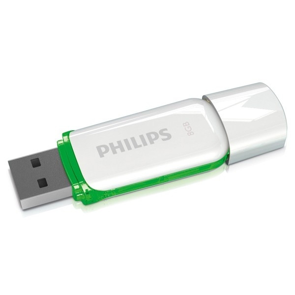 Philips USB 2.0 | 8GB | Snow FM08FD70B 098100 - 1