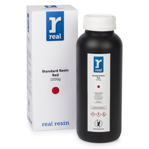 REAL $$ REAL standard resin | röd | 1kg RLRSTR10 DAR00919 - 1