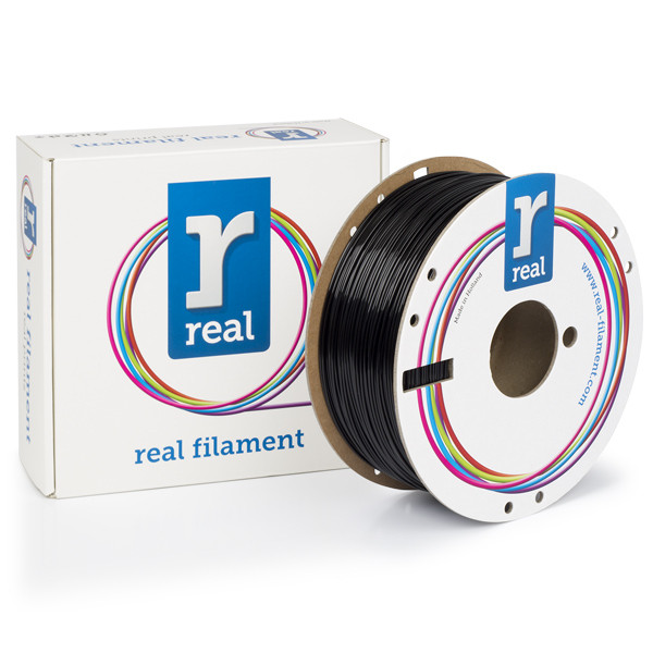 REAL PETG filament | Svart | 1,75mm | 1kg | Recycled  DFP02306 - 1