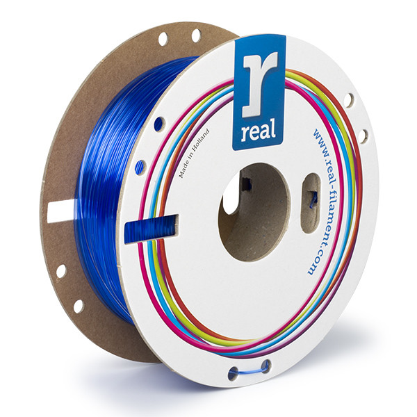 REAL PETG filament | Transparent Blå | 1,75mm | 0,5kg  DFP02228 - 2