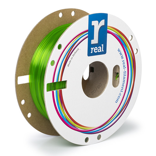 REAL PETG filament | Transparent Grön | 1,75mm | 0,5kg  DFP02367 - 2