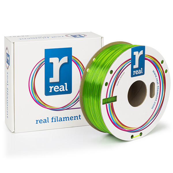 REAL PETG filament | Transparent Grön | 1,75mm | 1kg  DFP02366 - 1