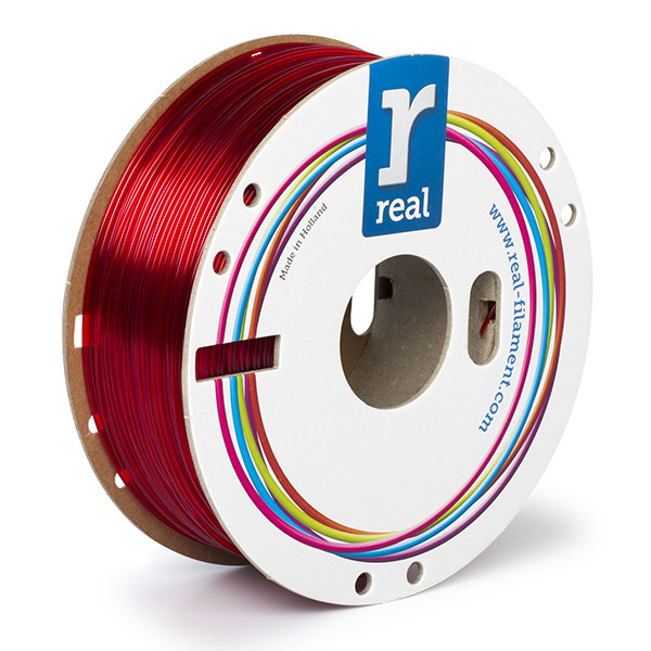 REAL PETG filament | Transparent Röd | 1,75mm | 1kg  DFP02230 - 2