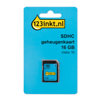 SDHC minneskort 16GB | klass 10 | 123ink FM016SD45B 300697