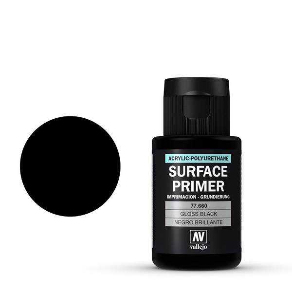 Vallejo gloss primer | Svart | 32ml 77660 DAR01090 - 1