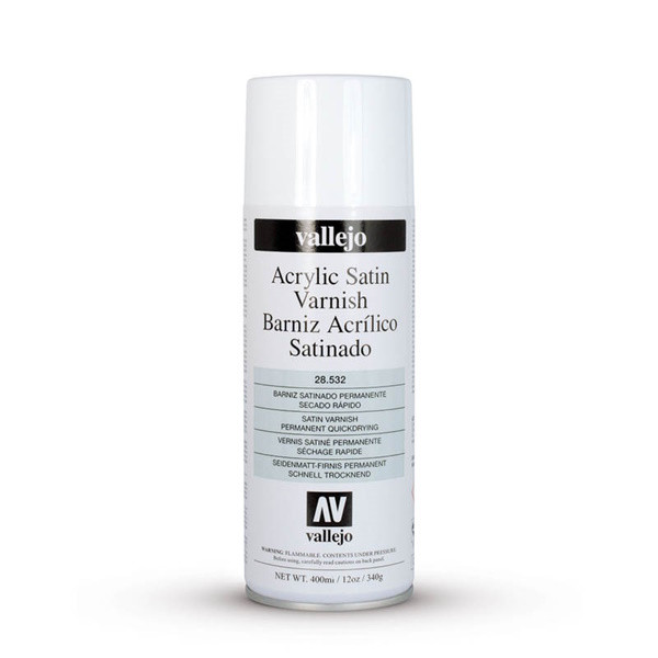 Vallejo satin varnish sprayburk | 400ml 28532 DAR01096 - 1