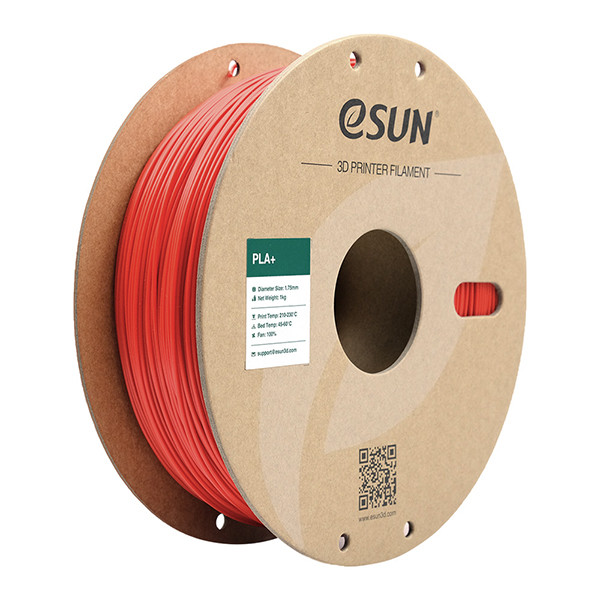 eSun PLA+ filament | Röd | 1,75mm | 1kg PLA175R1 DFE20101 - 1