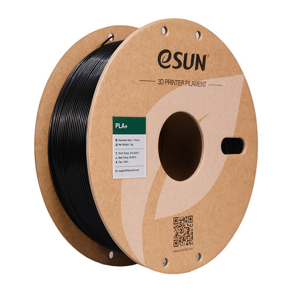 eSun PLA+ filament | Svart | 1,75mm | 1kg PLA175B1 DFE20104 - 1